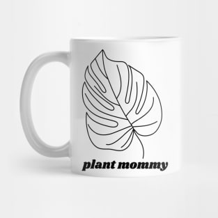 Plant Mommy Succulent House Plants Organic Monstera Leaf Mug